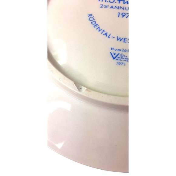 Vintage Goebel MJ Hummel 1972 & 1973 Annual Collector Plates West Germany 7.5" - Picture 8 of 8